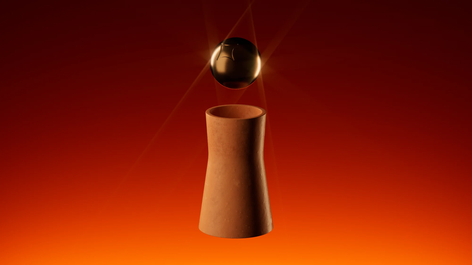 The transformation jewel, poised above the hollow